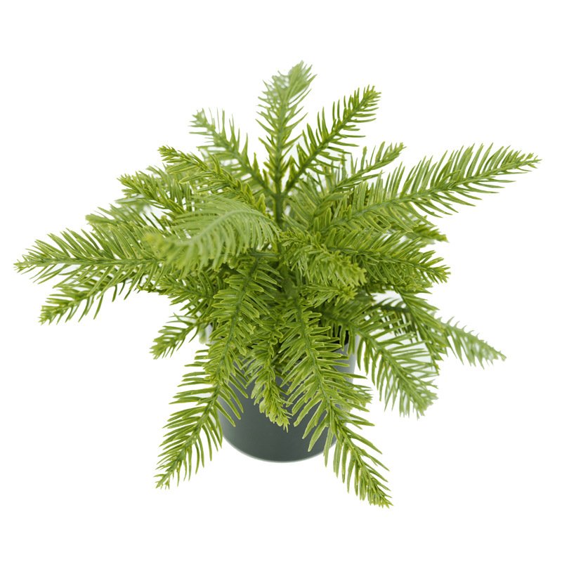 Faux Pine Bonsai Tree, Realistic Artificial Mini Pine Potted Plant for Home Decor Tabletop