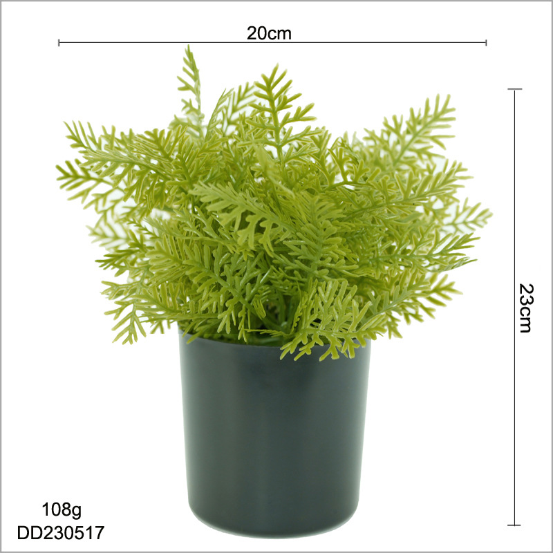 Faux Pine Bonsai Tree, Realistic Artificial Mini Pine Potted Plant for Home Decor Tabletop