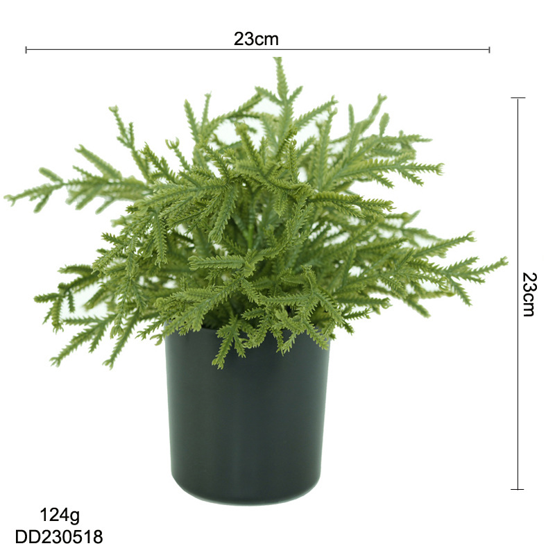 Faux Pine Bonsai Tree, Realistic Artificial Mini Pine Potted Plant for Home Decor Tabletop