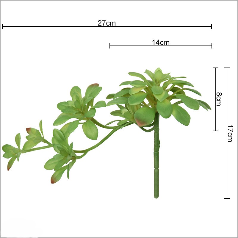 Faux Black Aeonium Succulent, Realistic Artificial Hanging Succulent Plant for Home Wall Decor