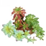 Faux Black Aeonium Succulent, Realistic Artificial Hanging Succulent Plant for Home Wall Decor