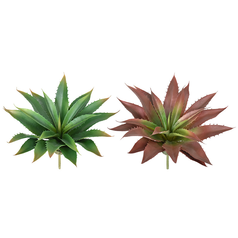 Faux Aloe Vera Plant, Realistic Artificial Aloe Succulent 21 Leaves for Indoor Home Decor