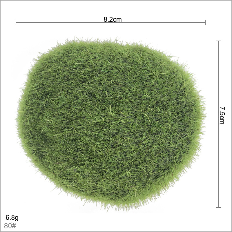 Faux Moss Stone, Realistic Artificial Moss Rock for Miniature Garden DIY Decor