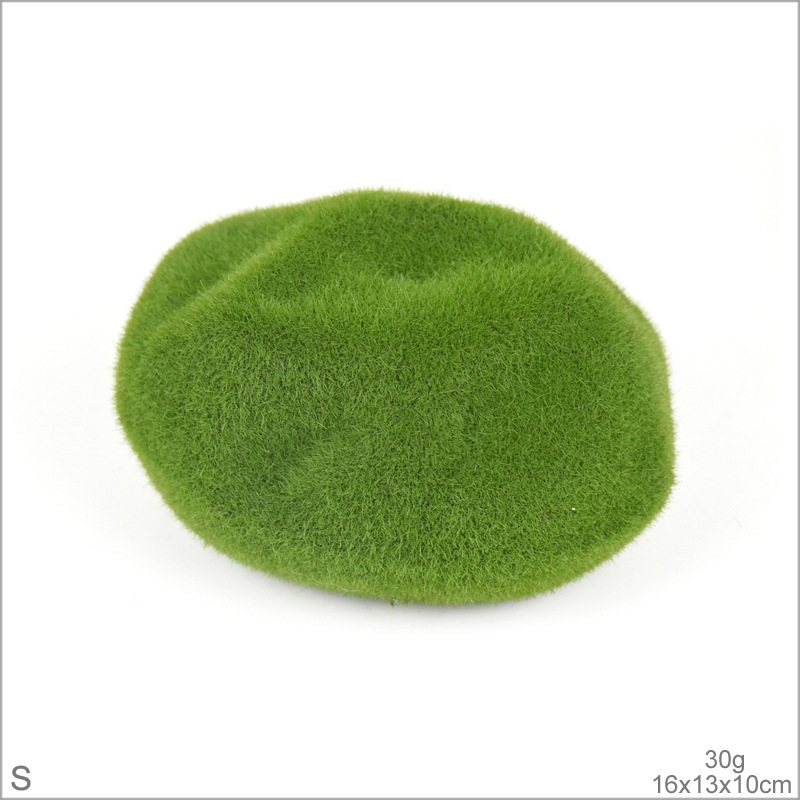 Faux Moss Stone, Realistic Artificial Moss Rock for Miniature Garden DIY Decor