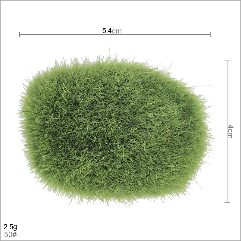 Faux Moss Stone, Realistic Artificial Moss Rock for Miniature Garden DIY Decor
