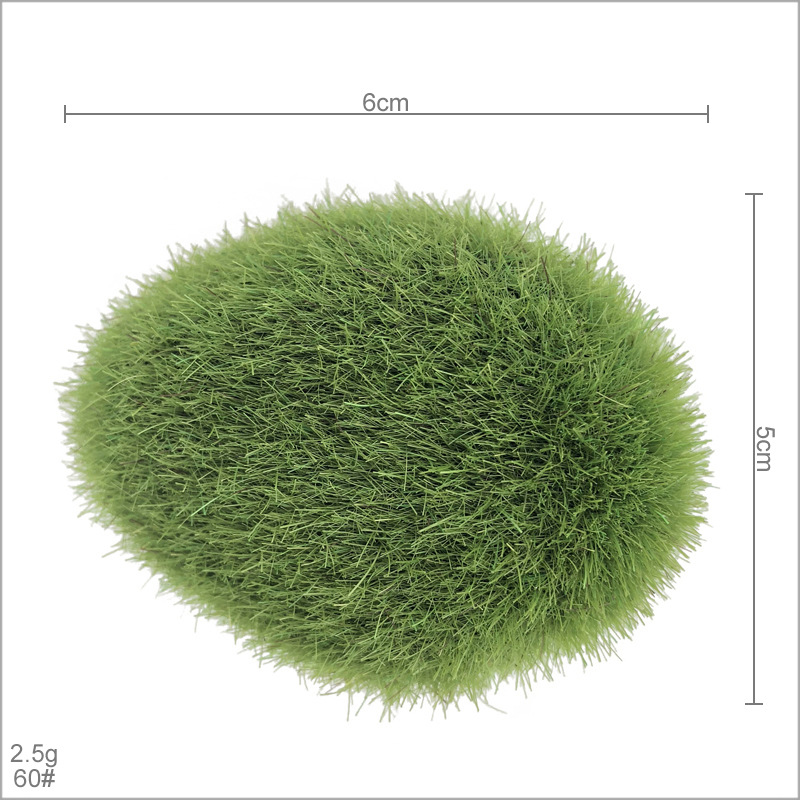 Faux Moss Stone, Realistic Artificial Moss Rock for Miniature Garden DIY Decor