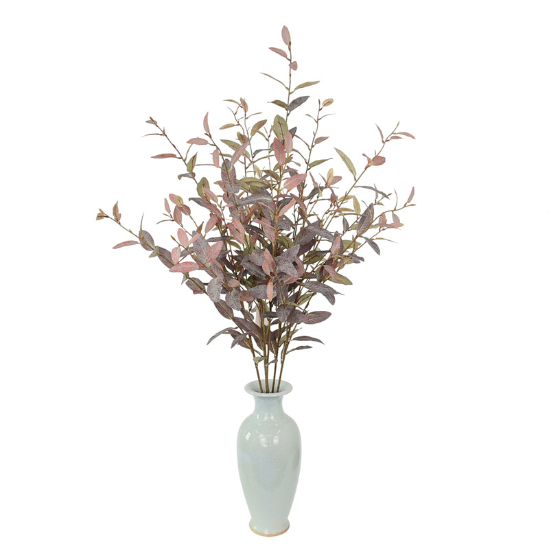 Faux Eucalyptus Stems, Realistic Artificial Eucalyptus Branch for Vase Wedding Decor