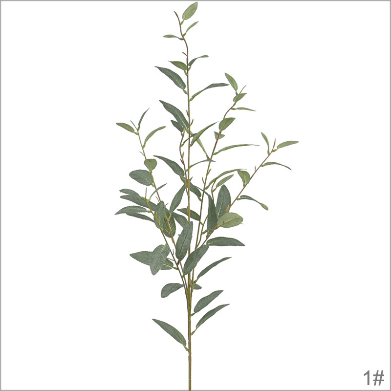 Faux Eucalyptus Stems, Realistic Artificial Eucalyptus Branch for Vase Wedding Decor
