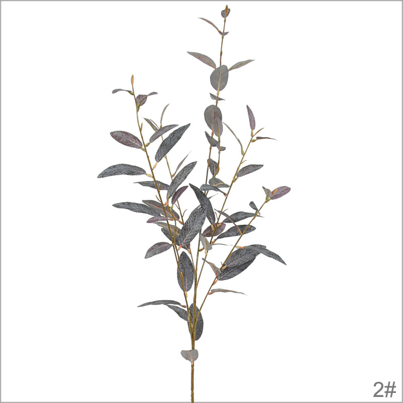 Faux Eucalyptus Stems, Realistic Artificial Eucalyptus Branch for Vase Wedding Decor