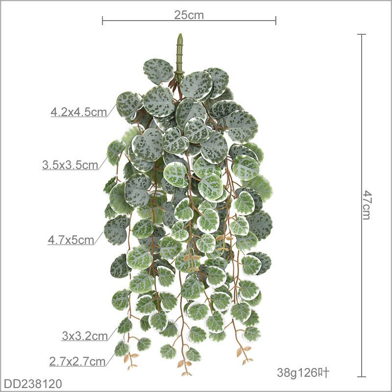 Faux Wall Hanging Eucalyptus, Realistic Artificial Hanging Plant for Wall Decor Indoor Outdoor