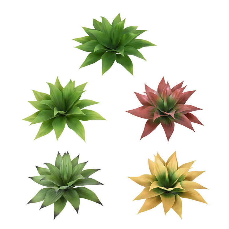 Faux Agave Succulent Plant, Realistic Artificial Agave Potted Plant for Home Office Decor