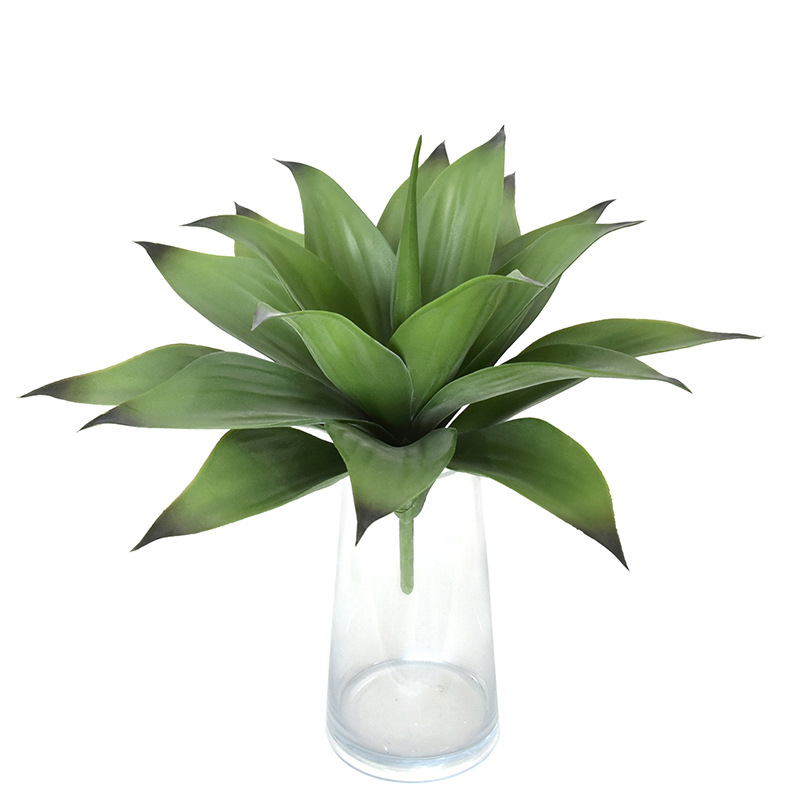 Faux Agave Succulent Plant, Realistic Artificial Agave Potted Plant for Home Office Decor