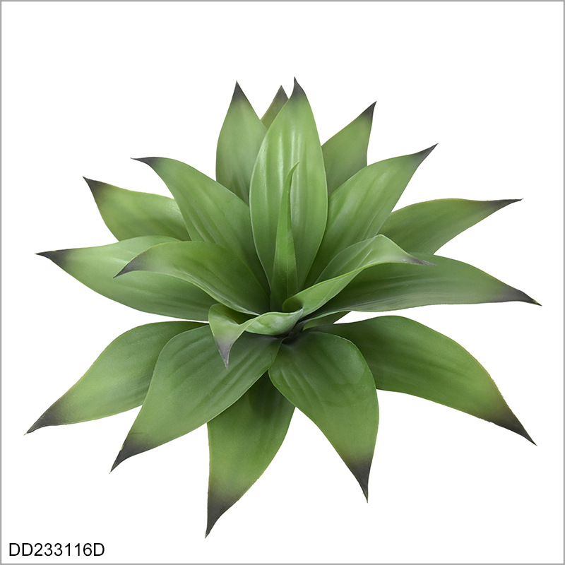 Faux Agave Succulent Plant, Realistic Artificial Agave Potted Plant for Home Office Decor